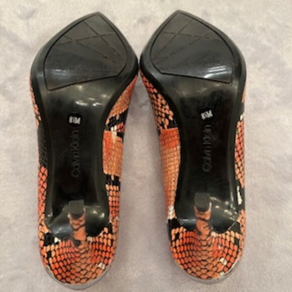 Calvin Klein Gayle Mamba Snake Heel 8.5 Medium - Picture 5 of 9